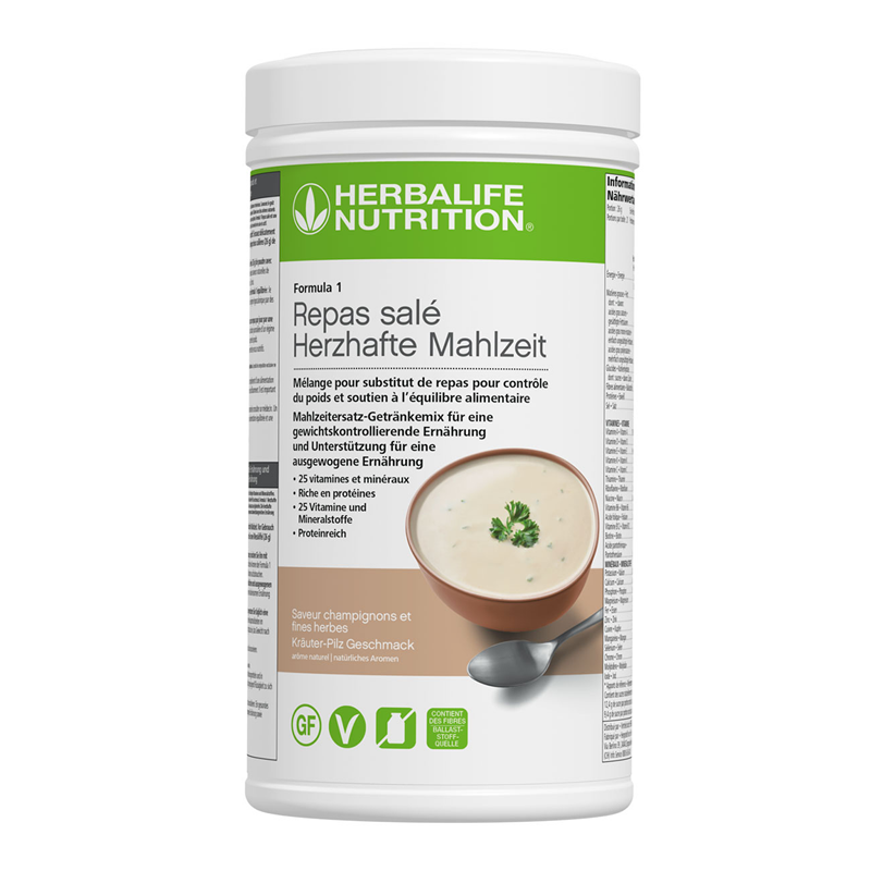 Herbalife Formula 1 Herzhafte Mahlzeit Kräuter-Pilz Geschmack 550