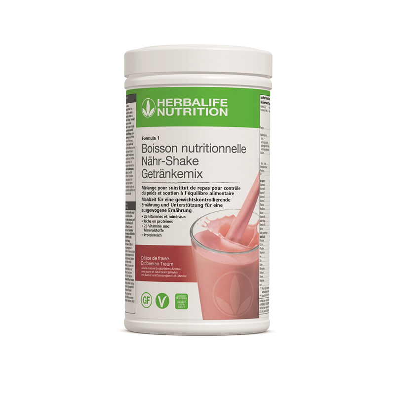 Herbalife Formula 1-Shake Erdbeeren Traum 550 g